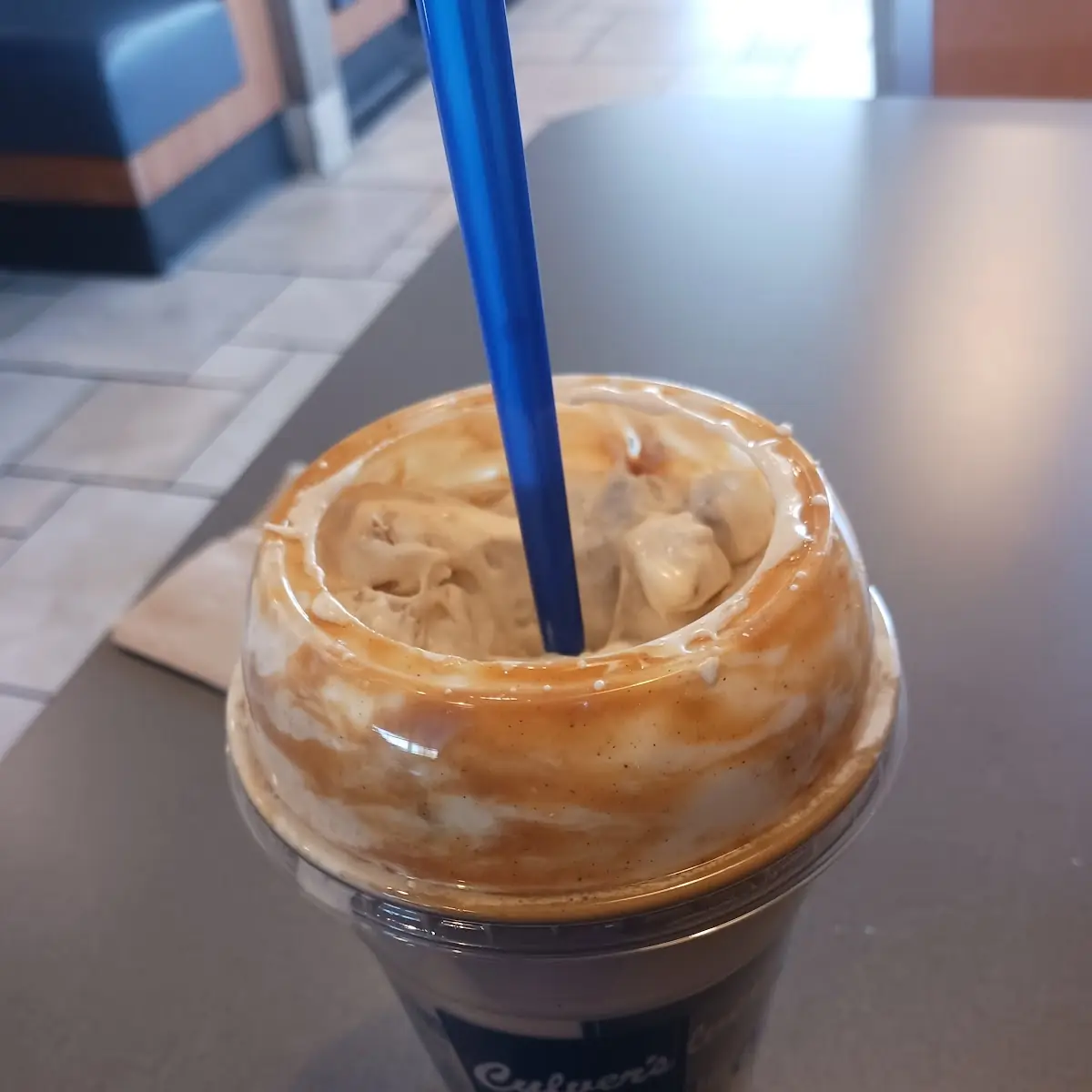 Concrete Mixer Vanilla with Cookie Dough and Peanut Butter