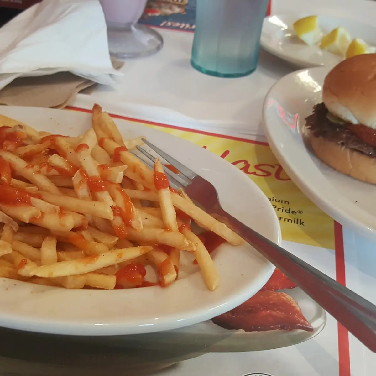 Stake-Burger & French Fries