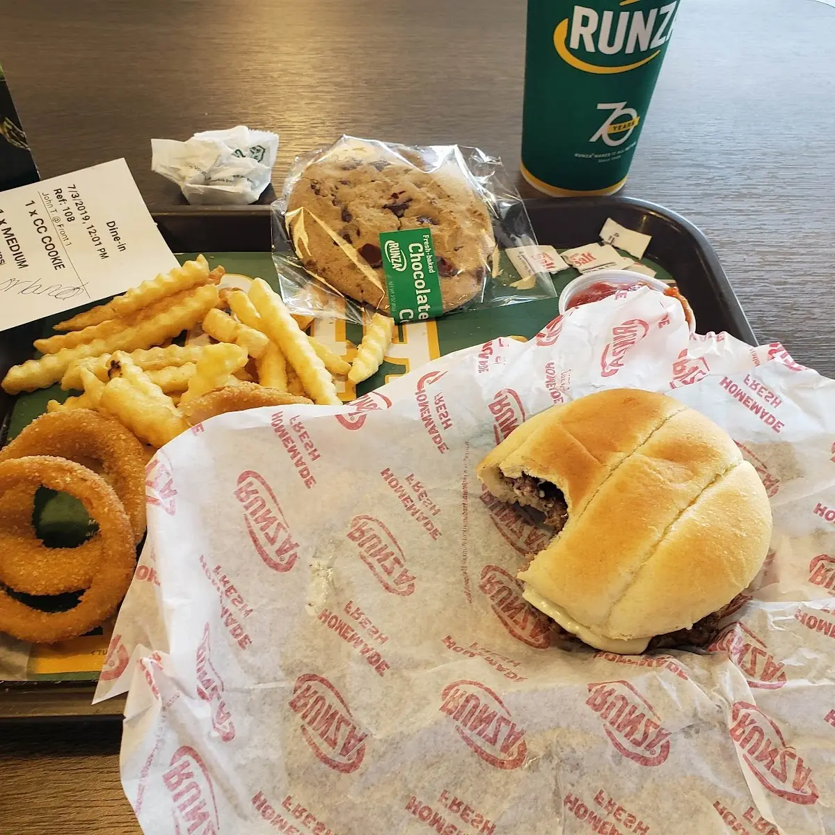 Mushroom Swiss Burger