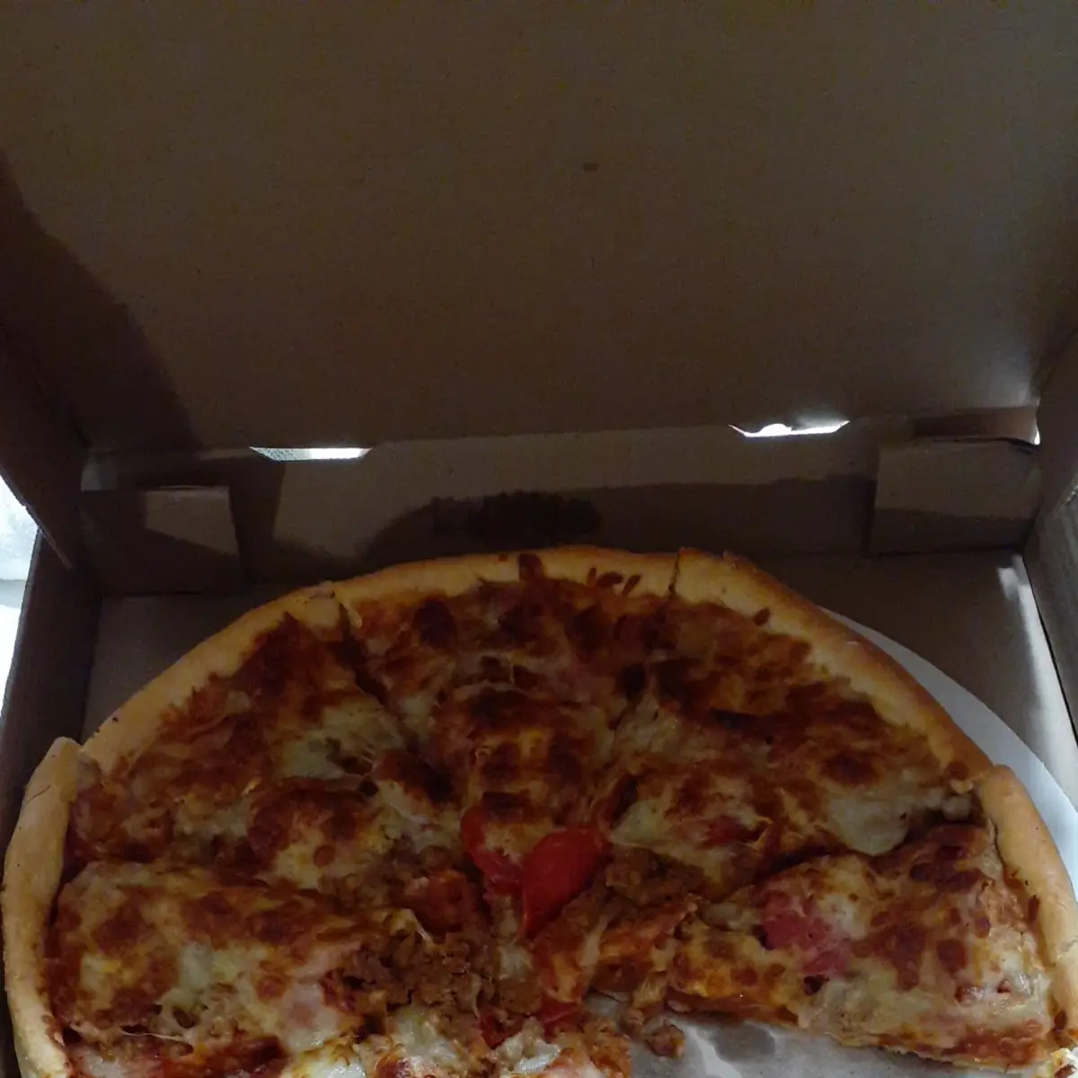 Deep Dish Pepperoni & Sausage Pizza