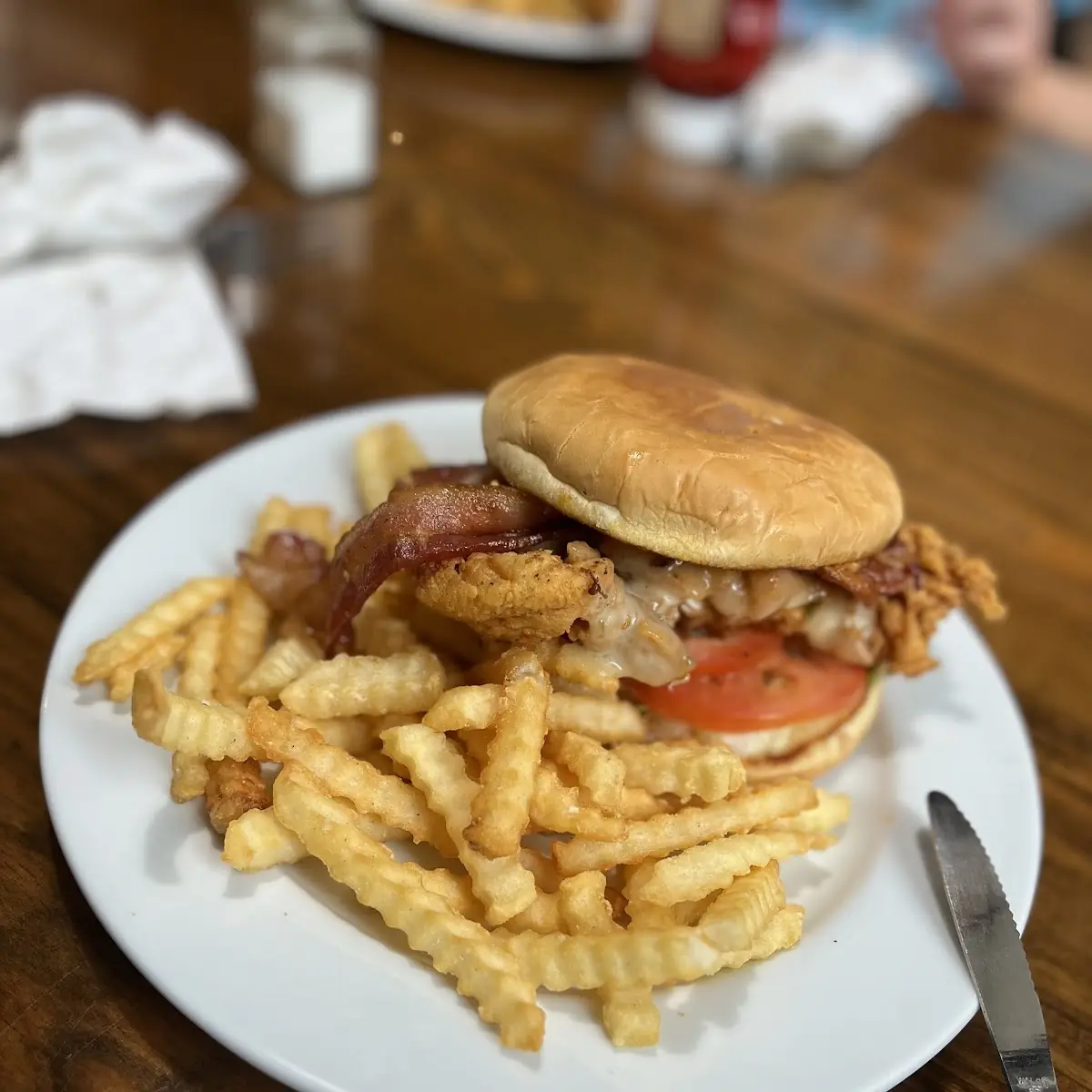 Fried Chicken Club Sandwich