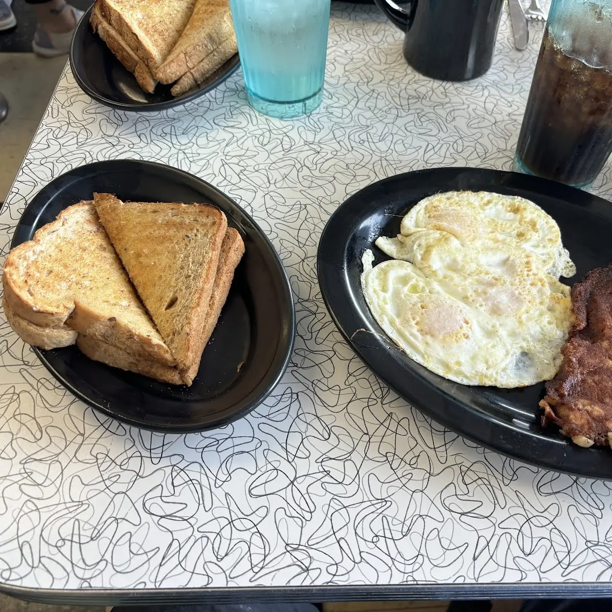 Corn Beef Hash and Toast