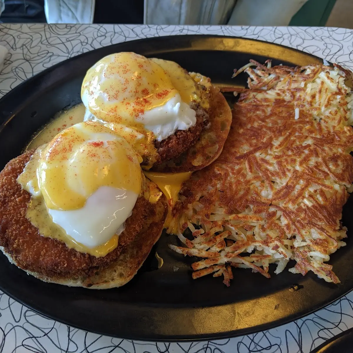 Eggs Benedict Hash Browns
