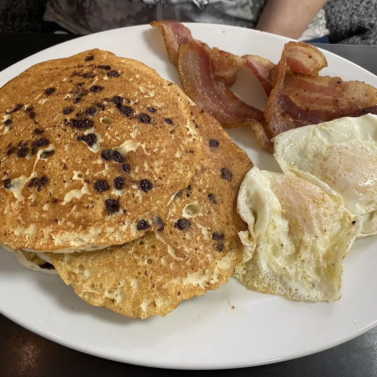 Chocolate Chip Pancakes Combo
