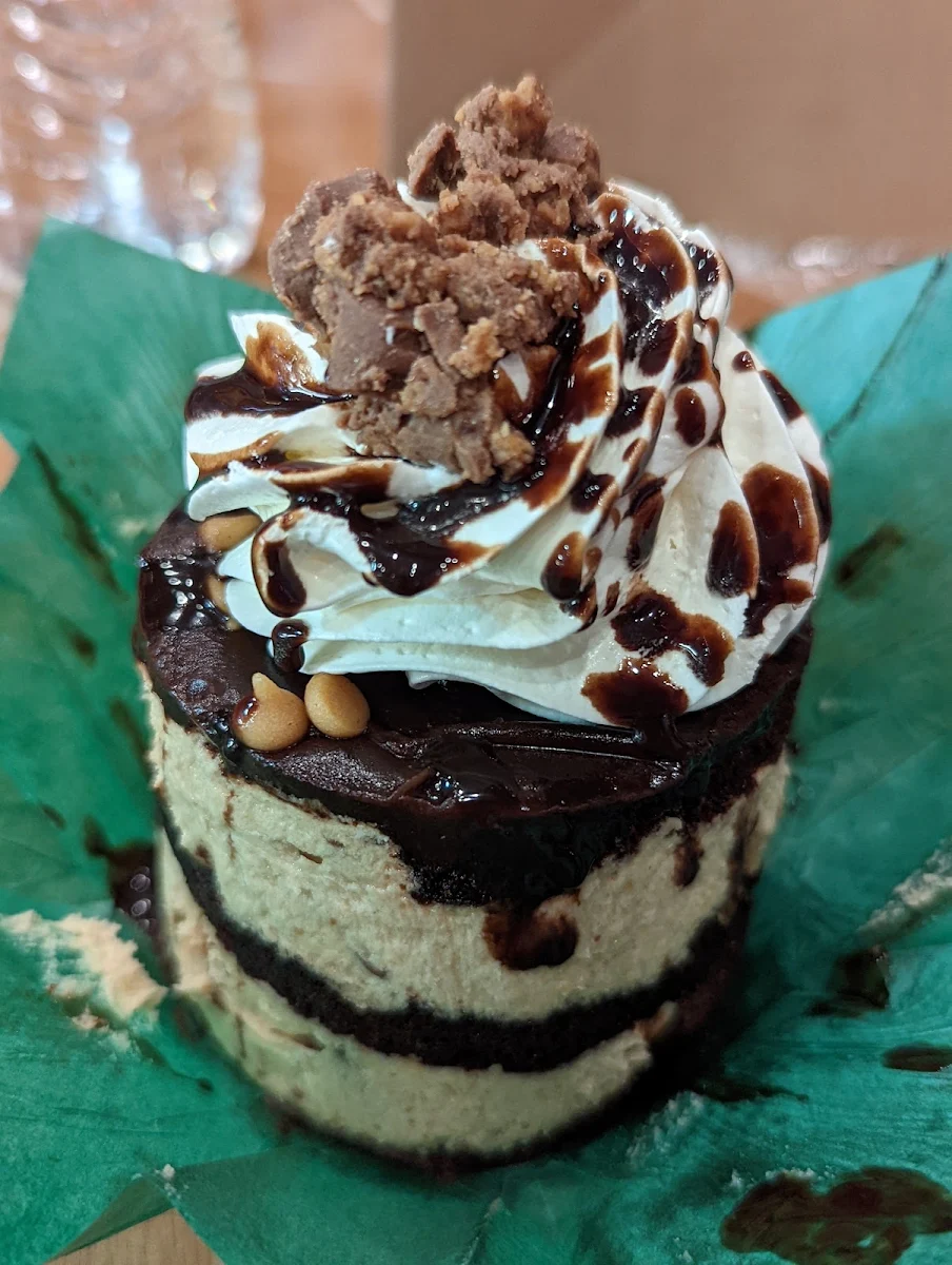 Chocolate Peanut Butter Mousse Cake