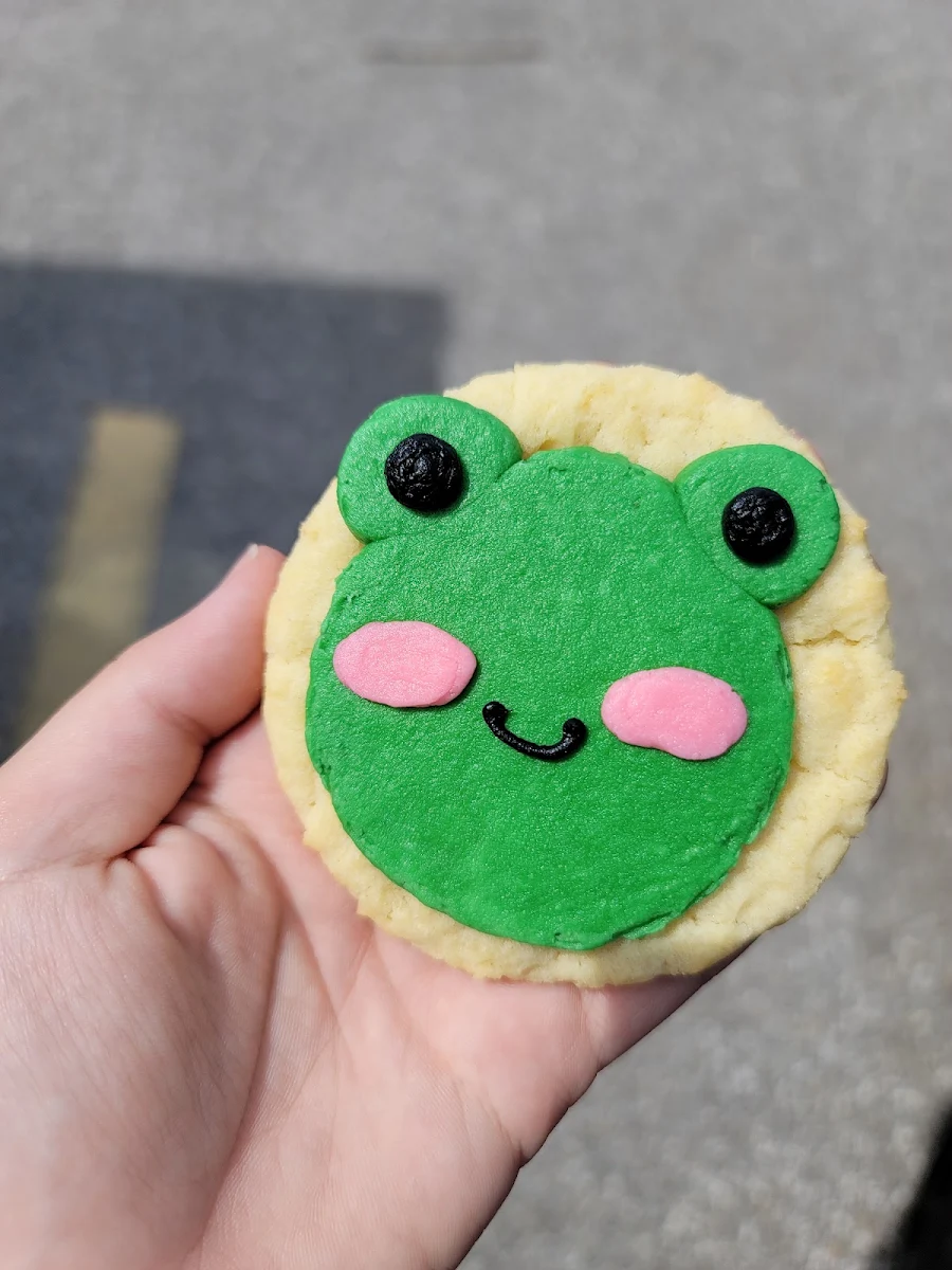 Frog Sugar Cookie