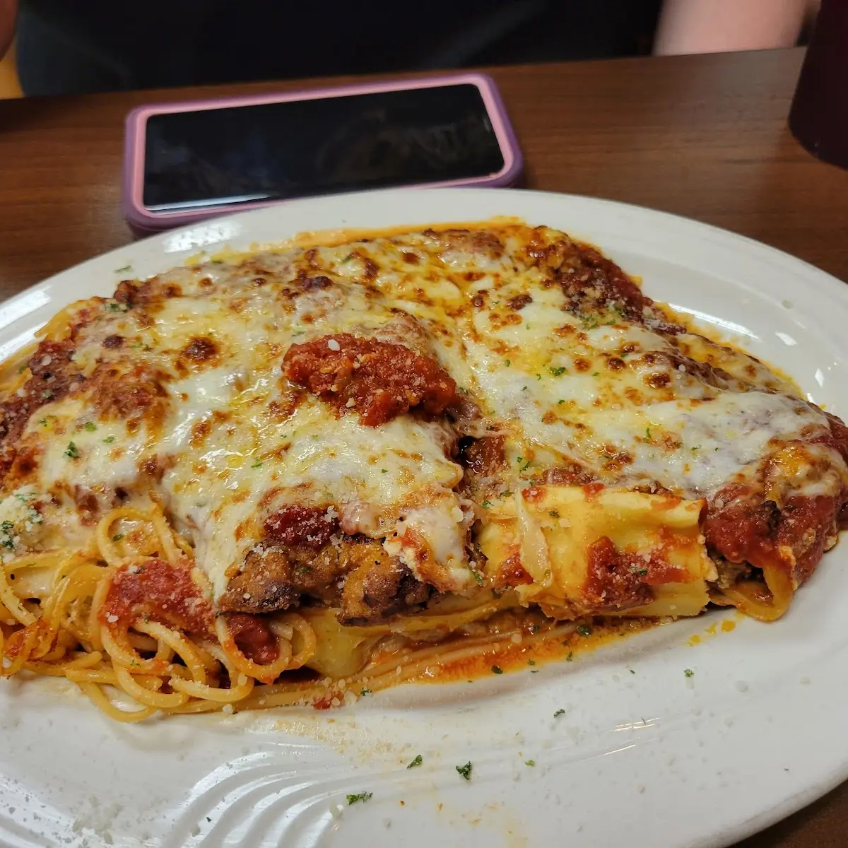Lasagna with Garlic Bread Special