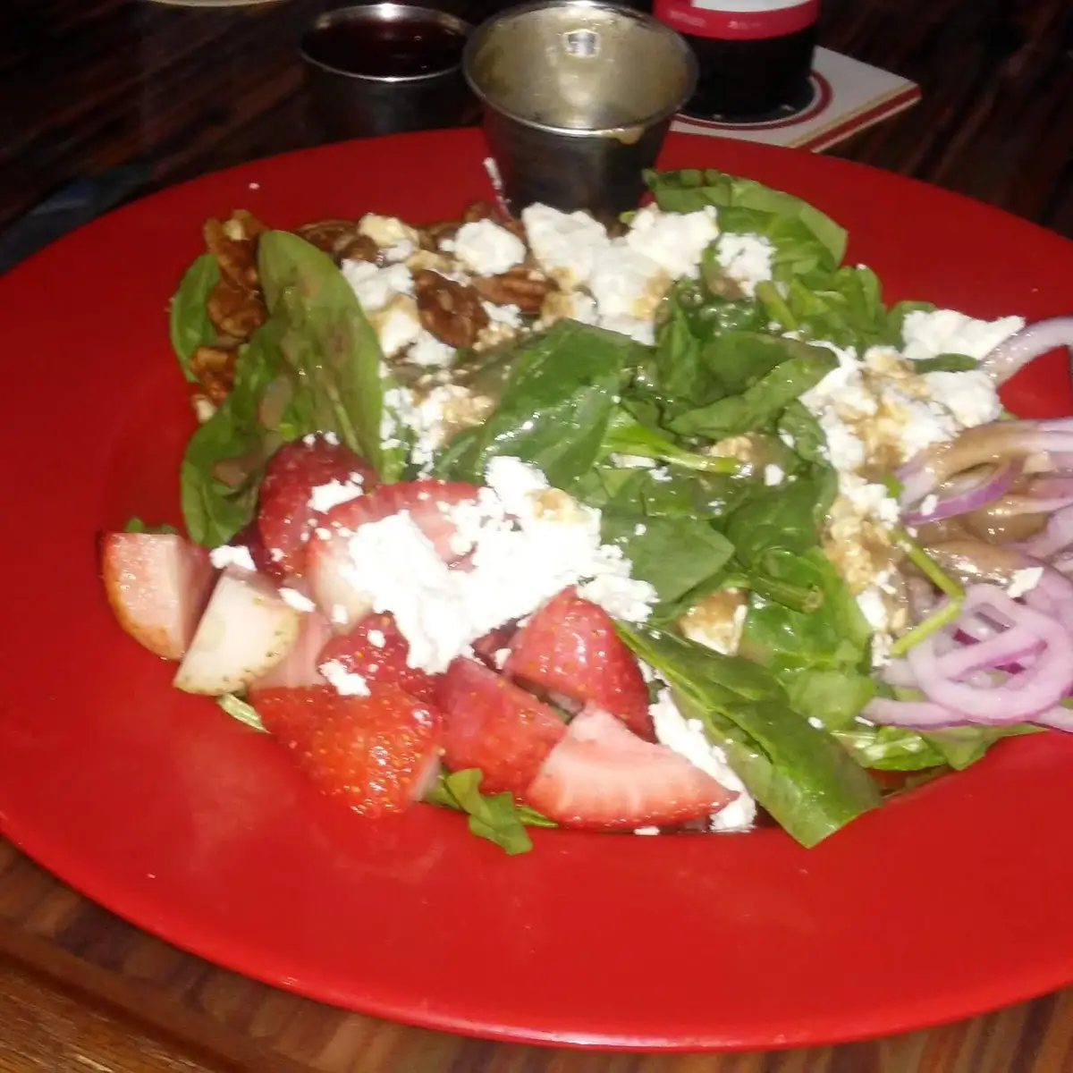 Strawberry Spinach Salad