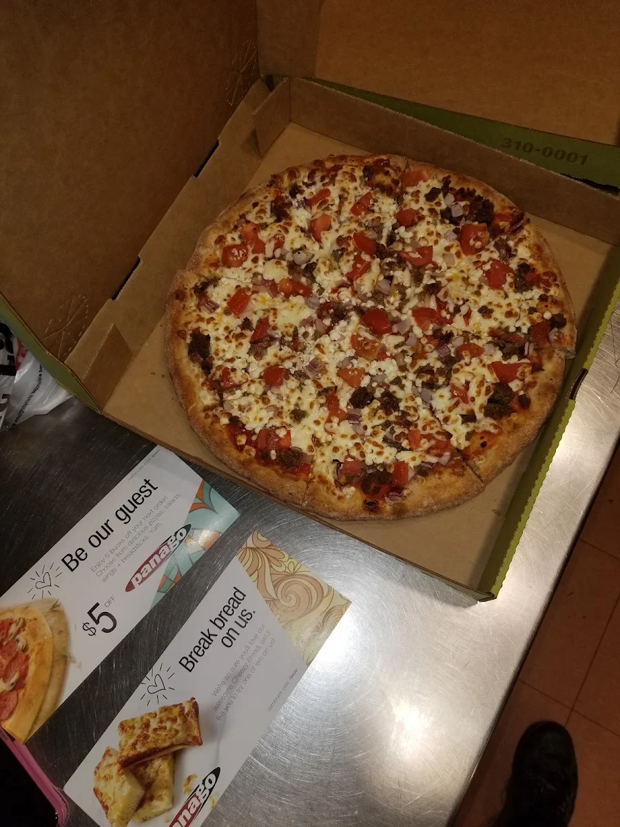 Beef Mediterranean Pizza