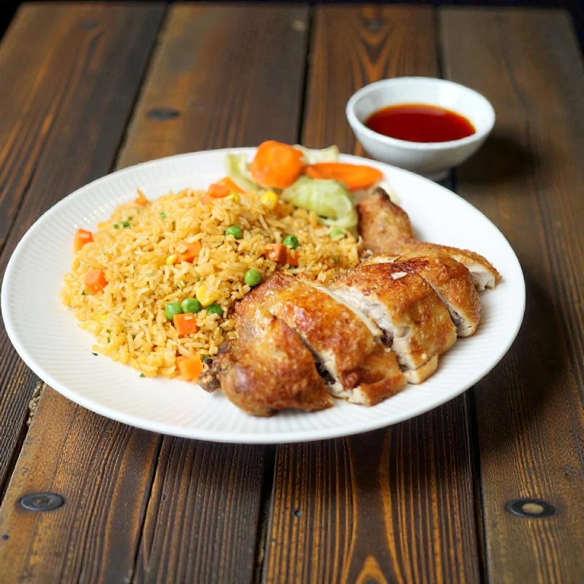 Crispy Chicken Rice