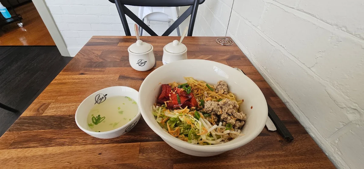 Noodles with Char Siu Pork, Ly Quán Vietnamese Restaurant
