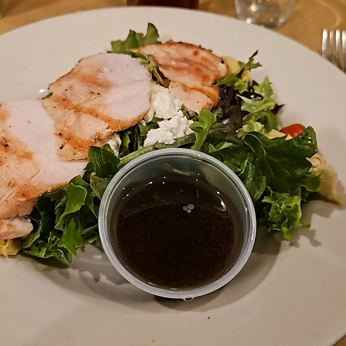 Greek Salad with Chicken