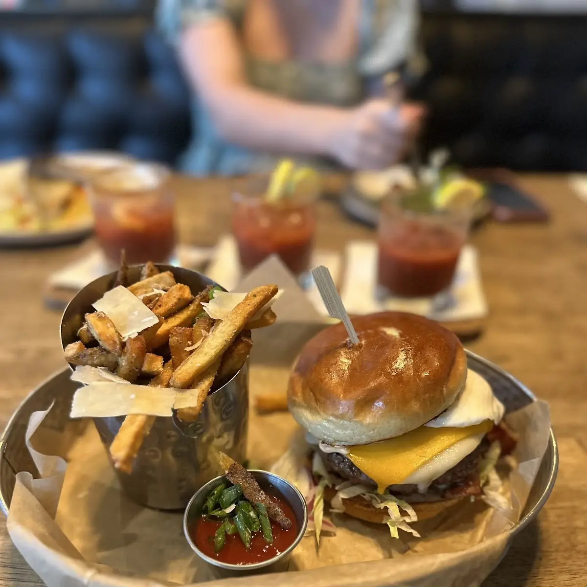 Bacon Cheeseburger with Blue Cheese