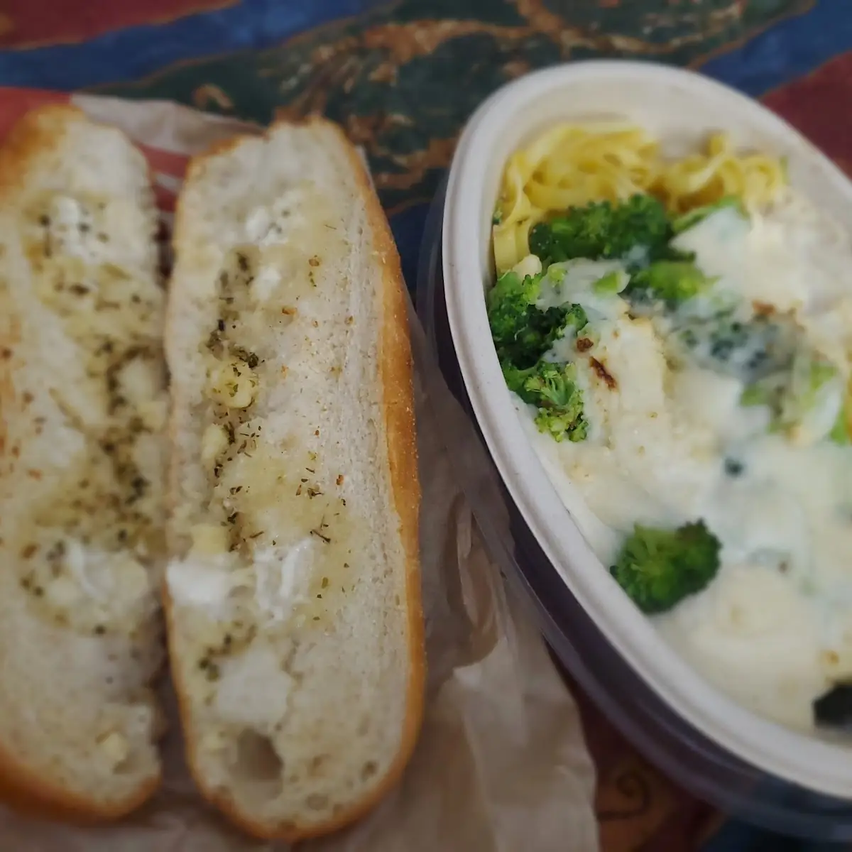Broccoli and Cheese on Top