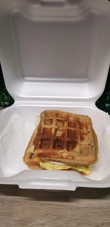 Protein Waffle Sandwich