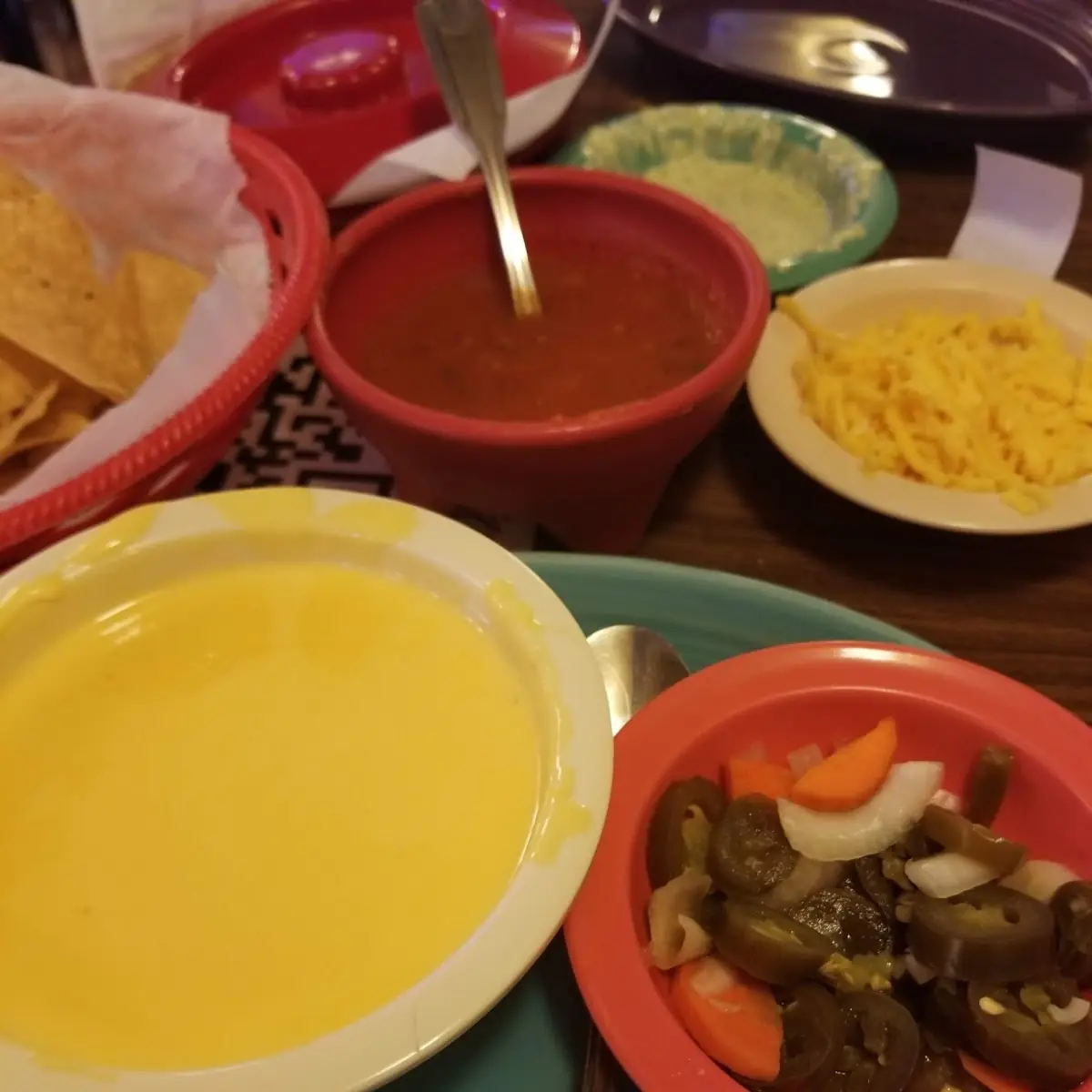 Cheese Dip and Peppers