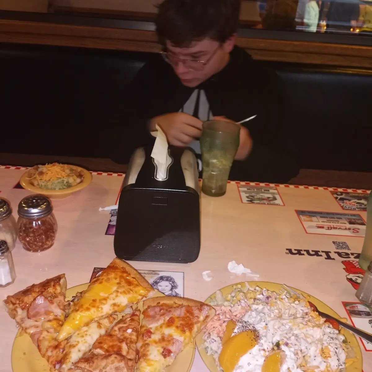 Salad Bar and Pizza