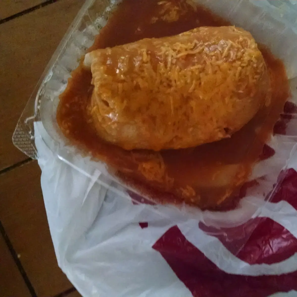 Chicken Burrito Wet Burrito