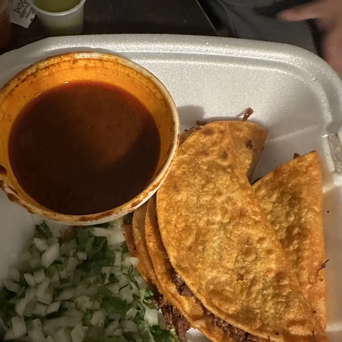 3 Rolled Tacos Rice & Beans