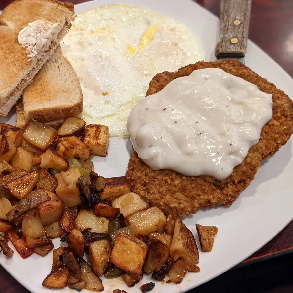 Country Fried Steak Breakfast