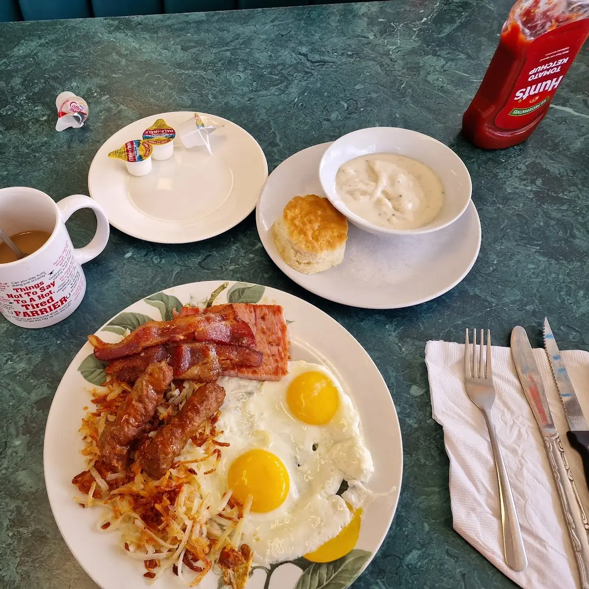 Hash Browns and Eggs