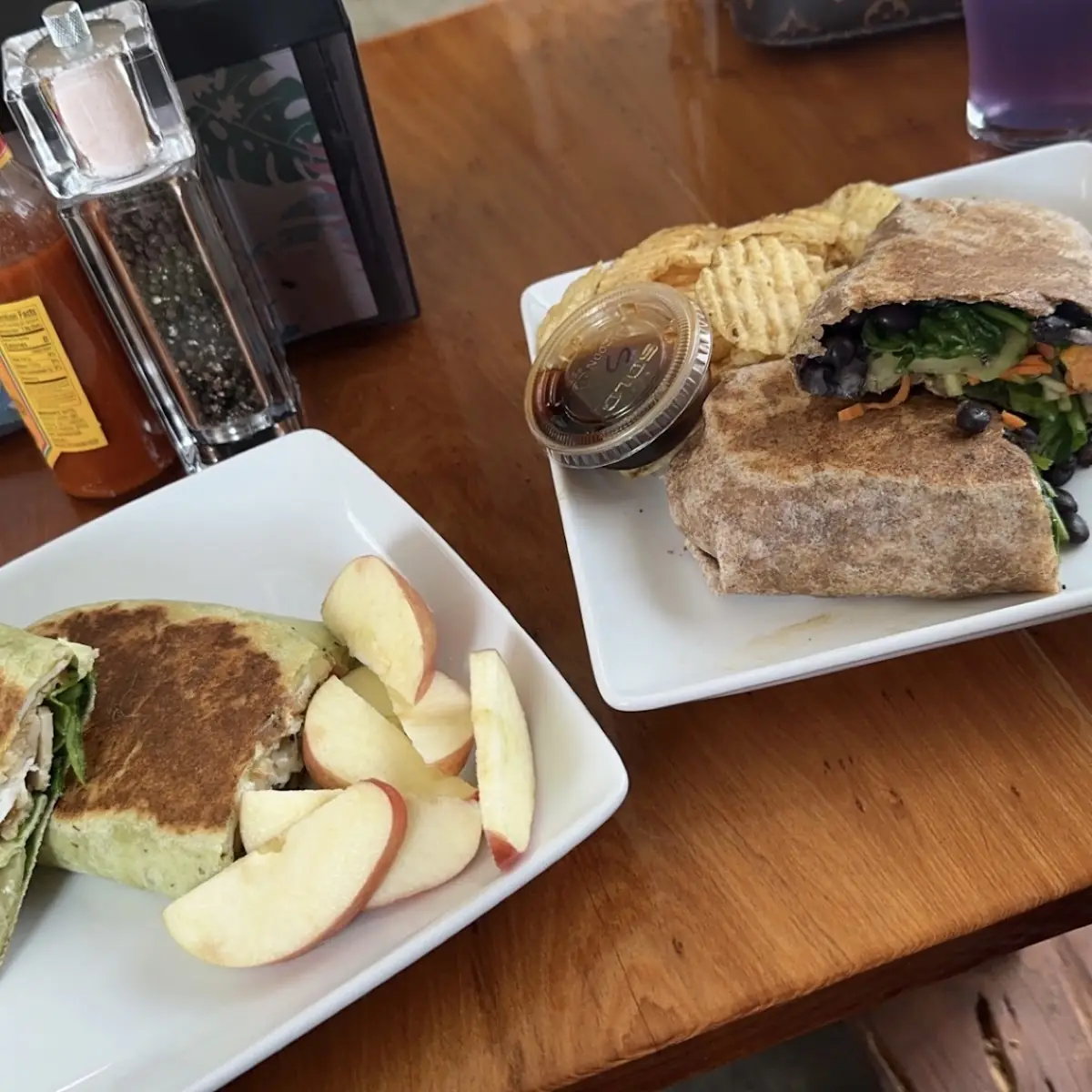 Chicken Wrap & Veggie Wrap