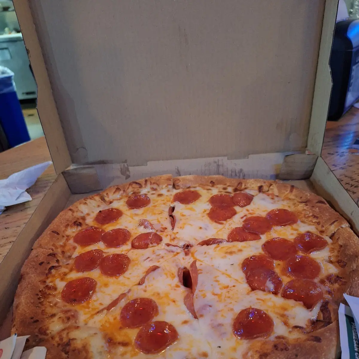Pepperoni Pizza Thin Crust