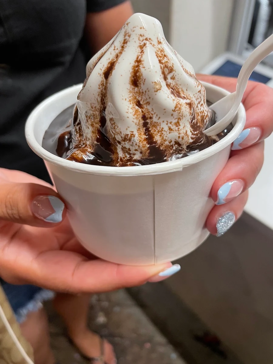 Vanilla with Hot Fudge