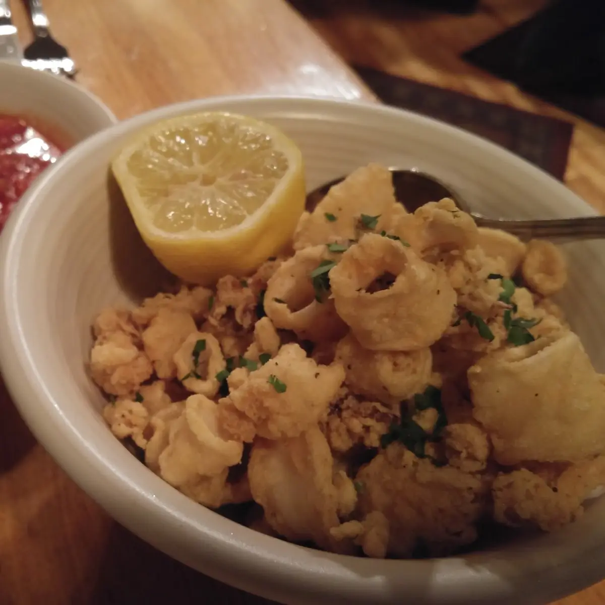 Fried Calamari with Marinara Sauce