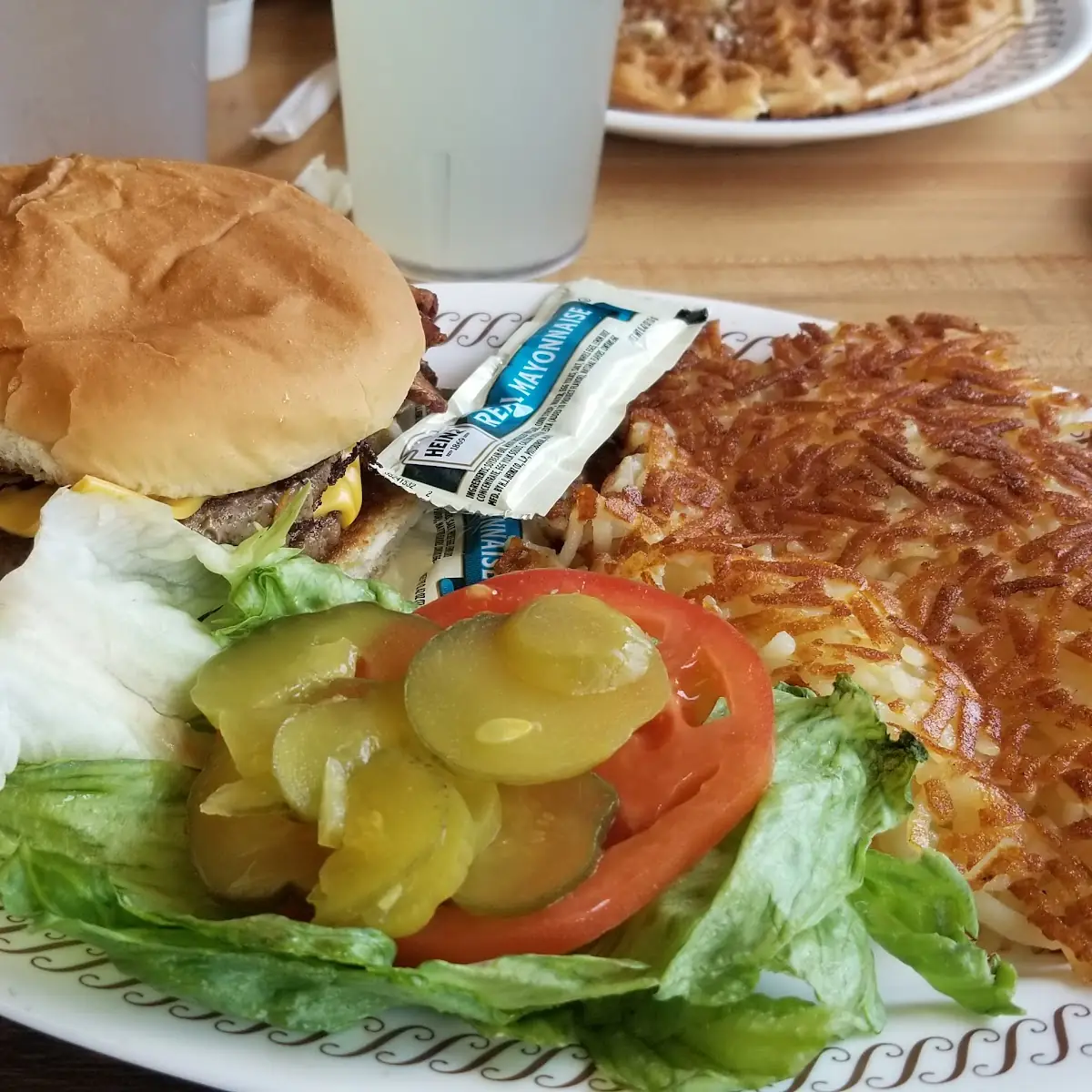Double Cheeseburger Platter