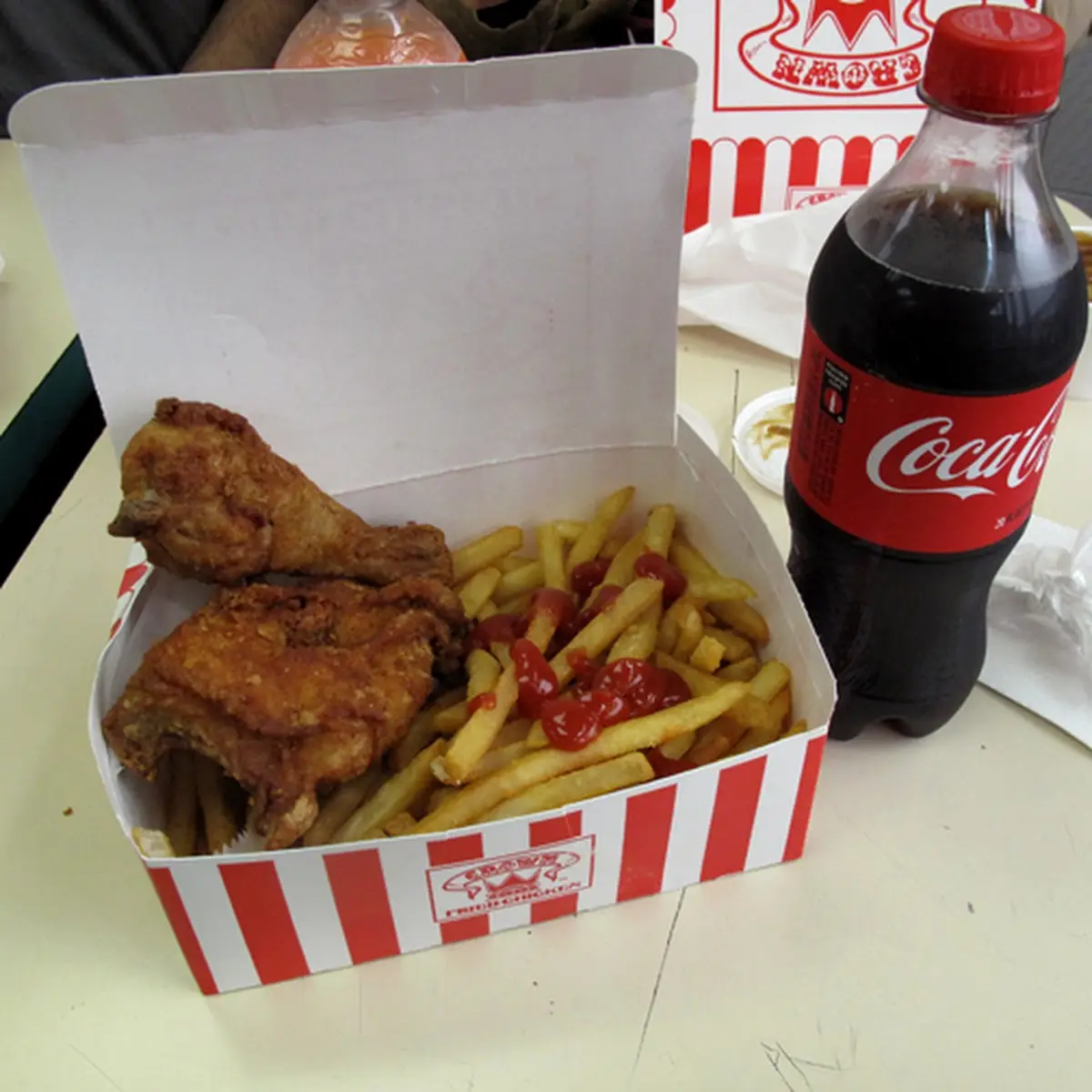 Fried Chicken and French Fries