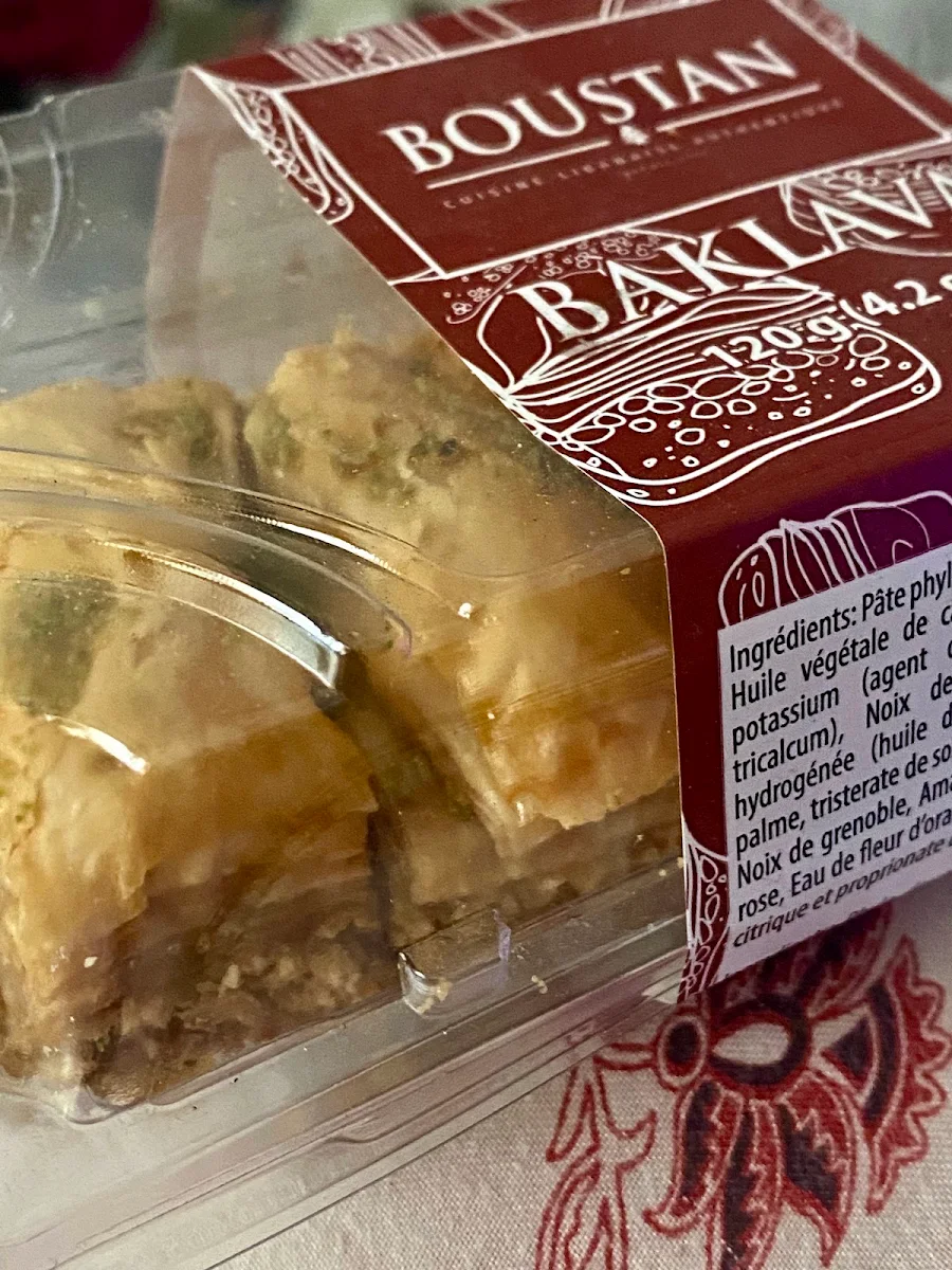 Baklava, Boustan Restaurant