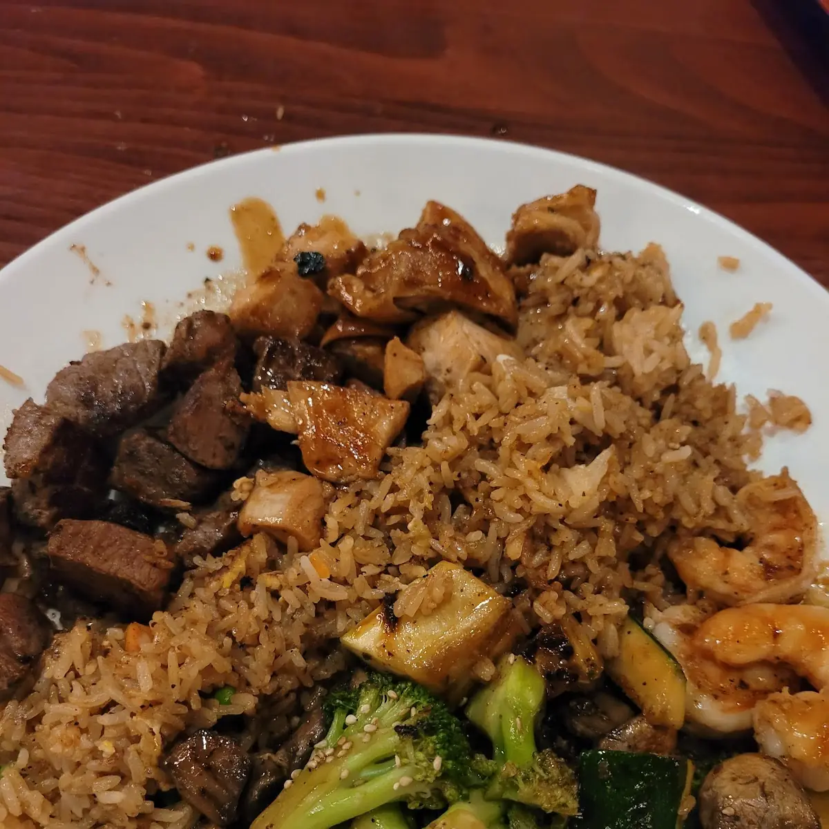 L Hibachi Chicken Rice
