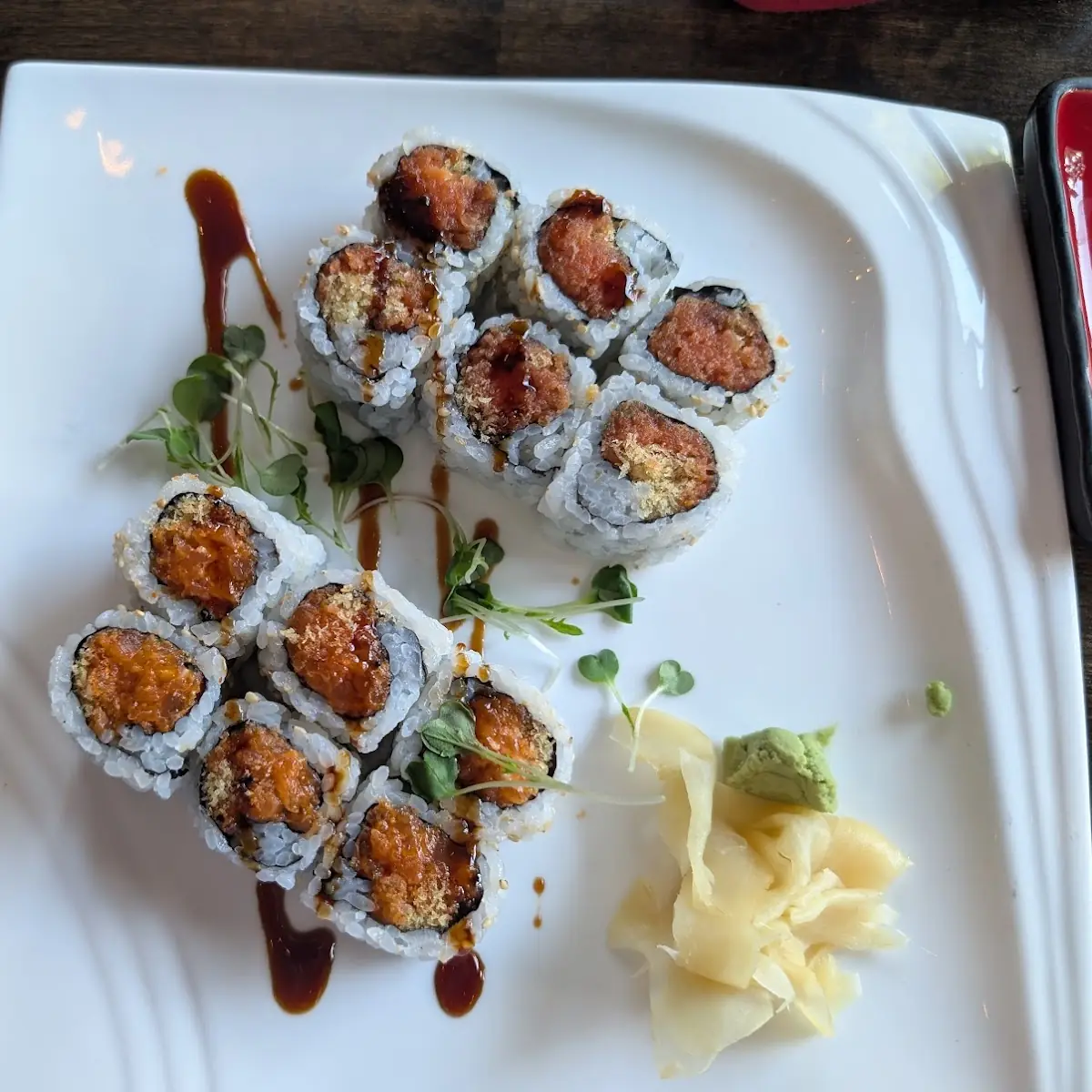 Spicy Tuna Roll Spicy Salmon Roll