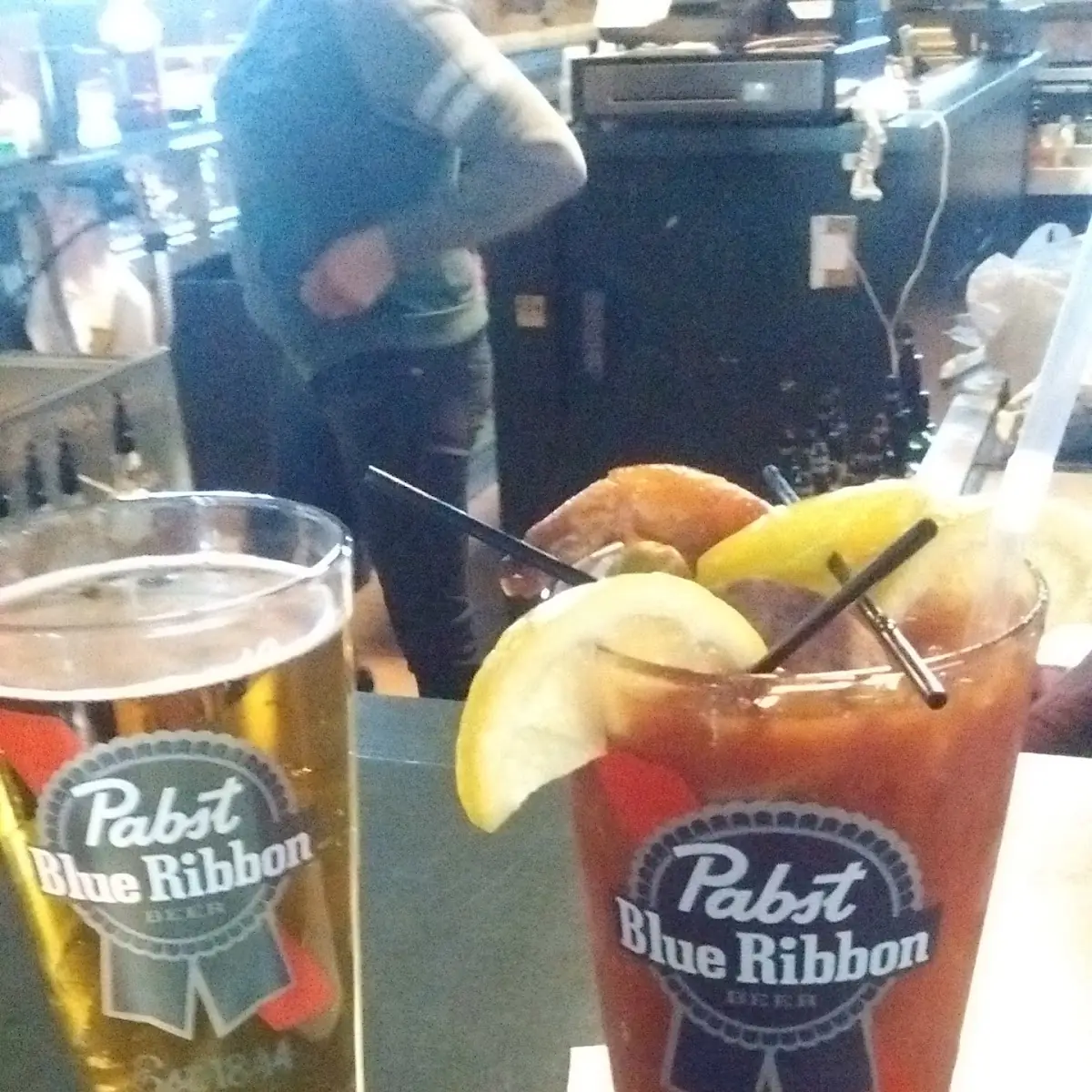 Miller Lite & Bloody Mary Drinks