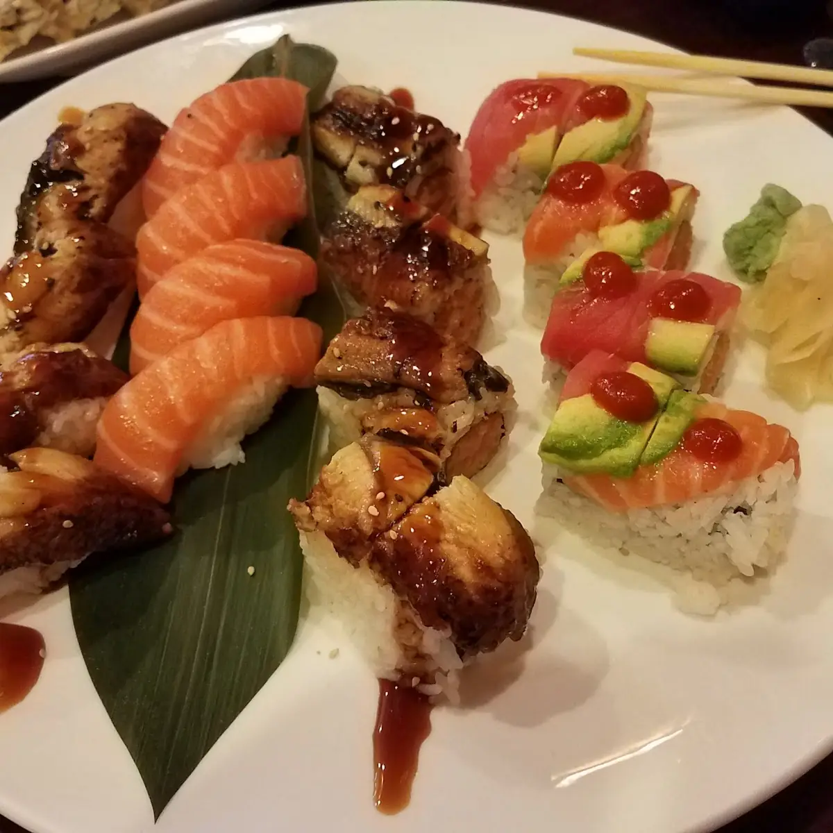 Eel Roll and Double Spicy Roll