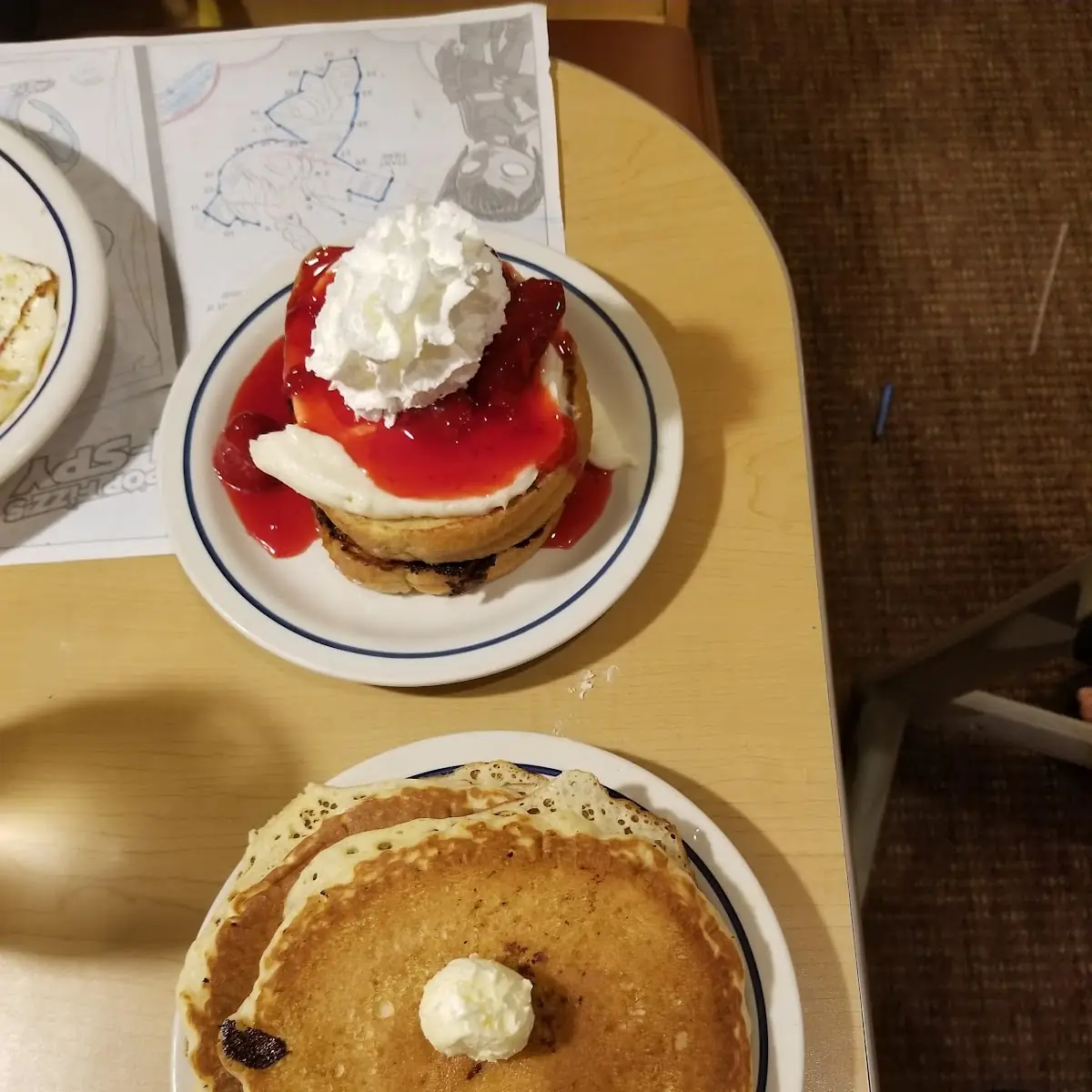 Jr Cupcake Pancake Combo