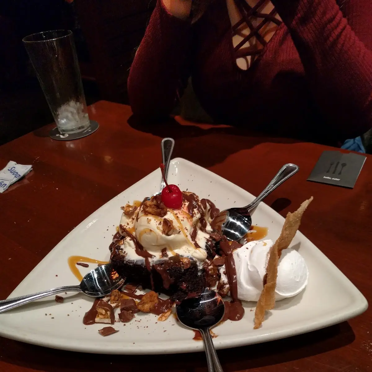 Snickers Brownie Sundae