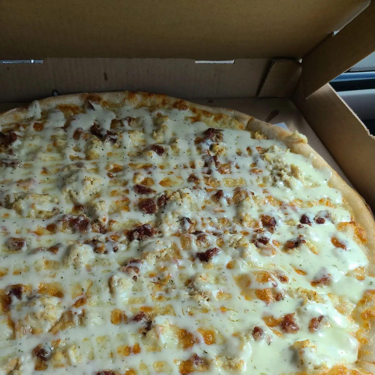 Chicken Bacon Ranch Pizza