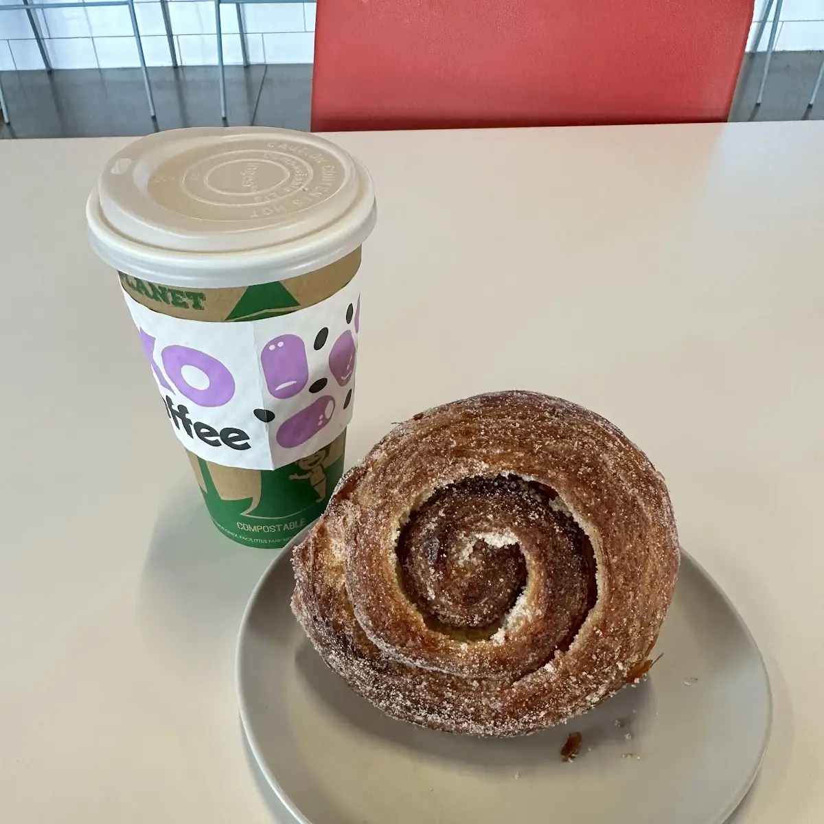 Morning Bun & Latte