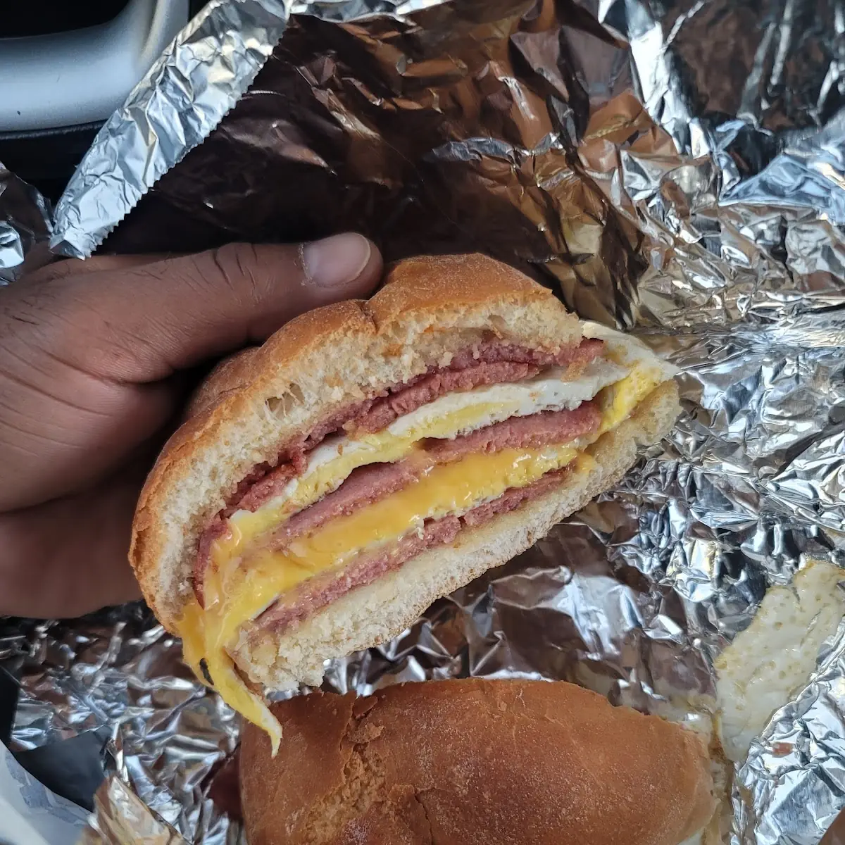 Taylor Ham Cheese Egg Sandwich