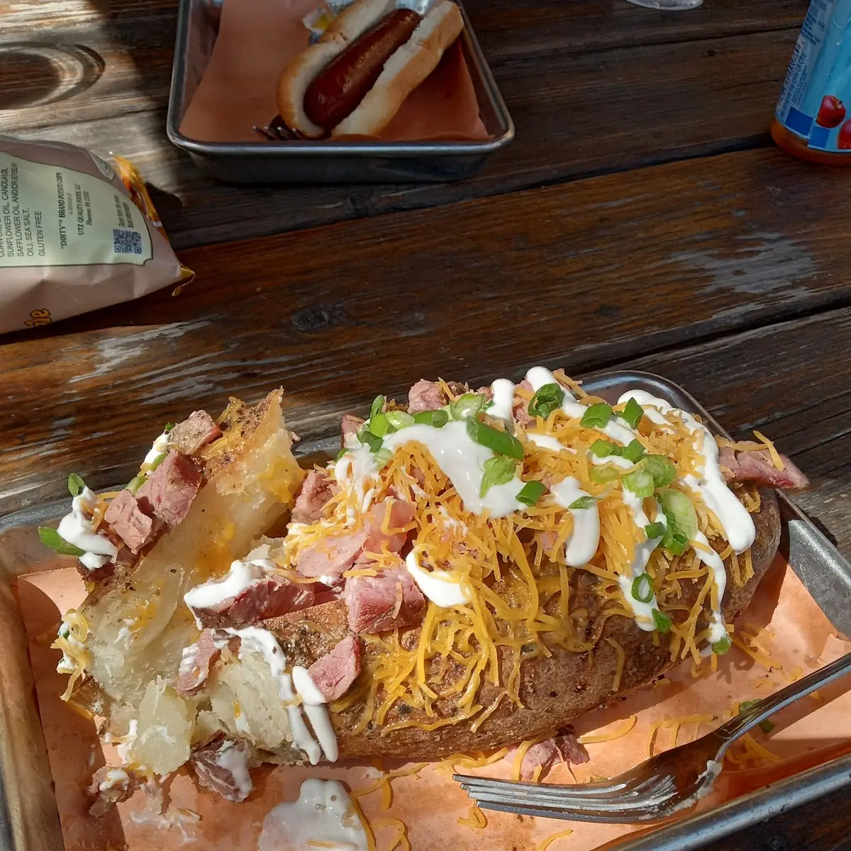 Tri Tip Baked Potato