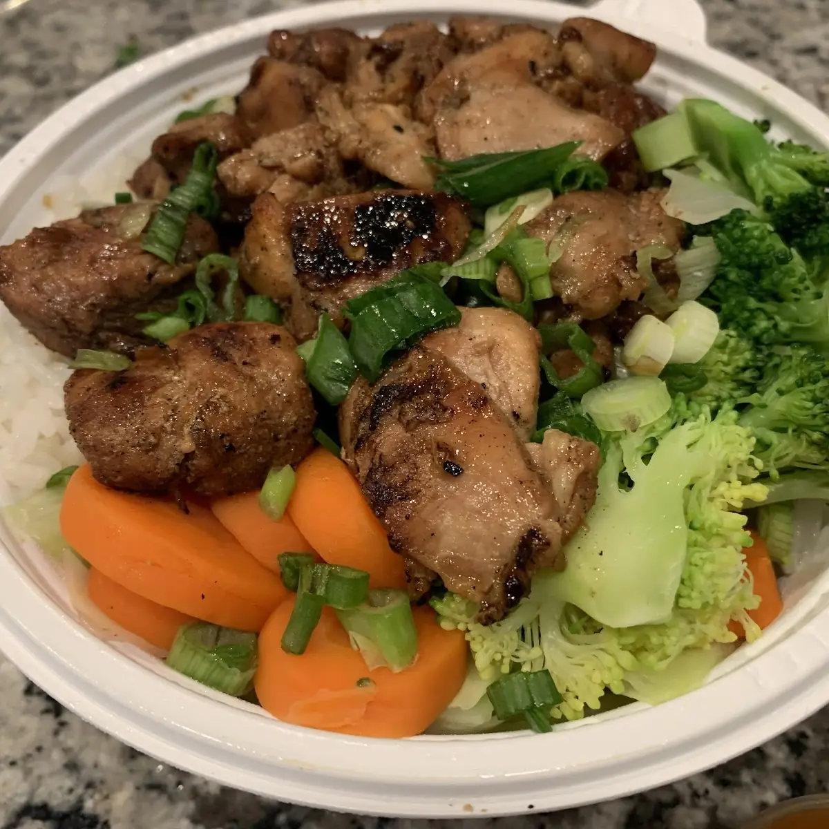 Steamed Veggies and Rice