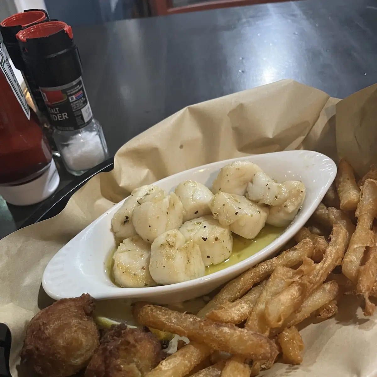 Broiled Scallops