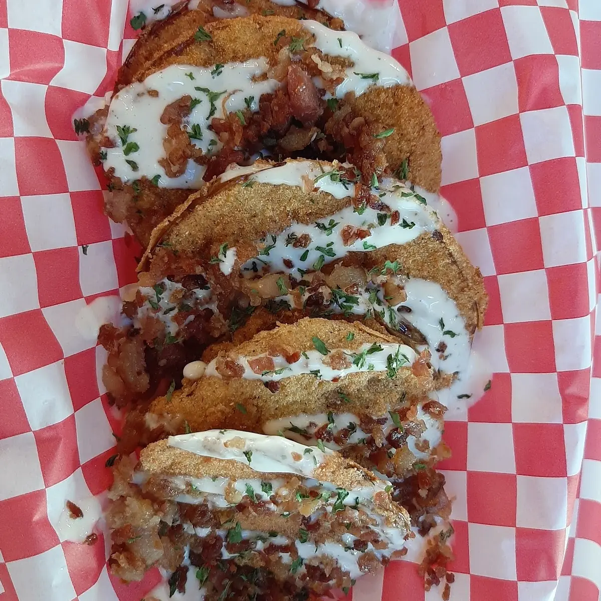 Loaded Fried Green Tomatoes