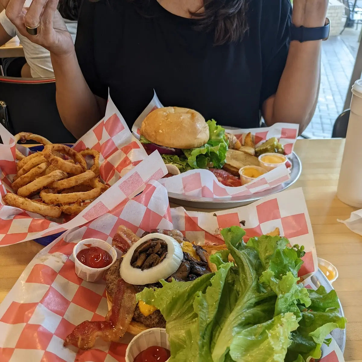 Half Pound Burger and Fries