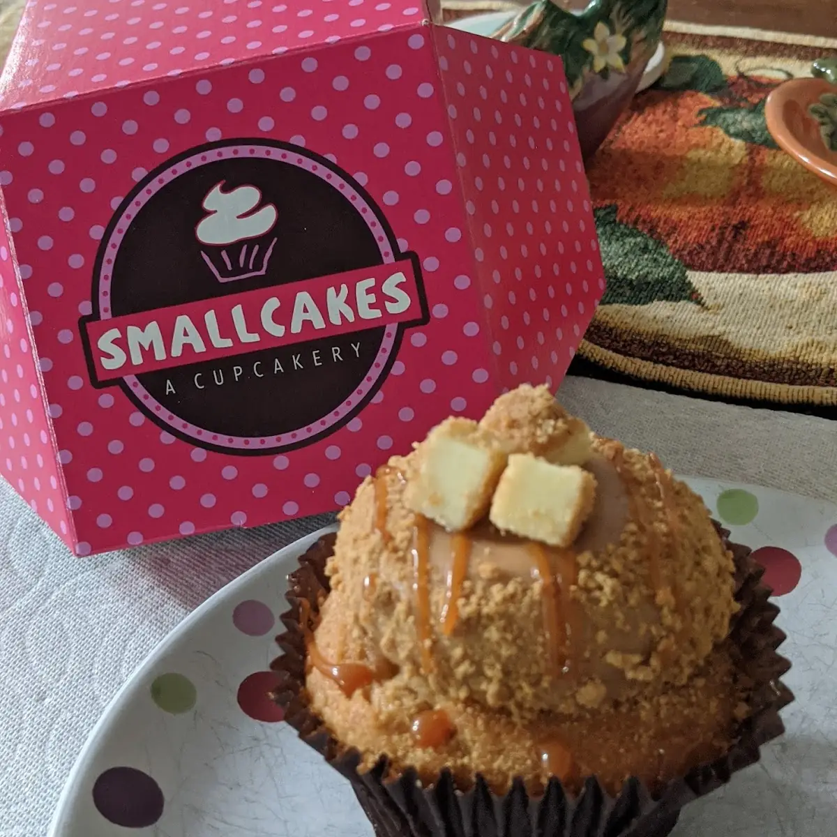 Salted Caramel Cheesecake Cupcake