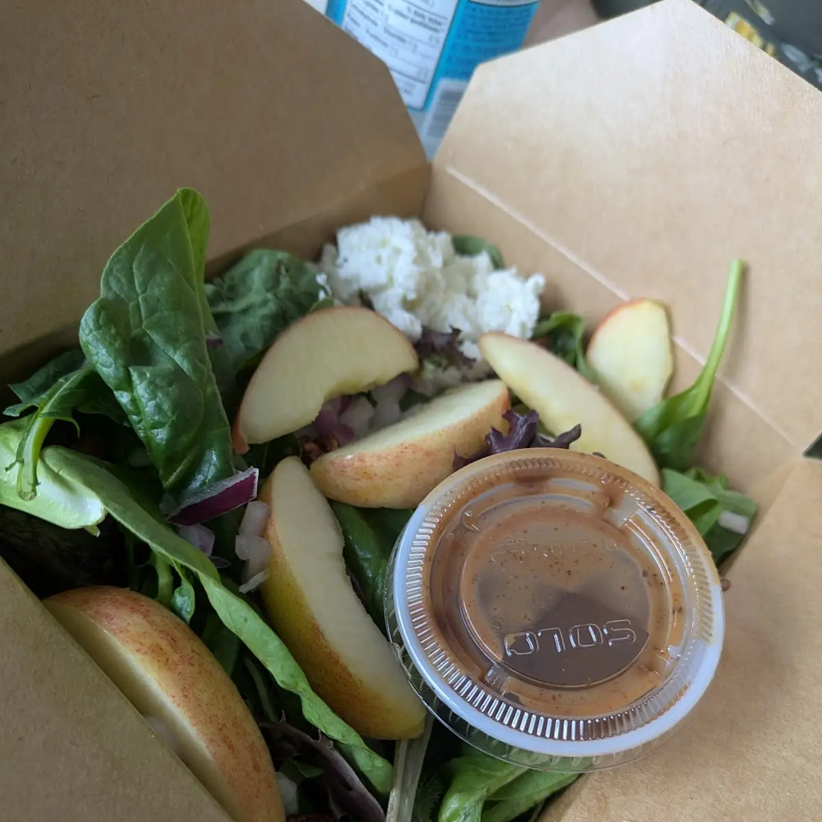 Apple Pecan Goat Cheese Salad