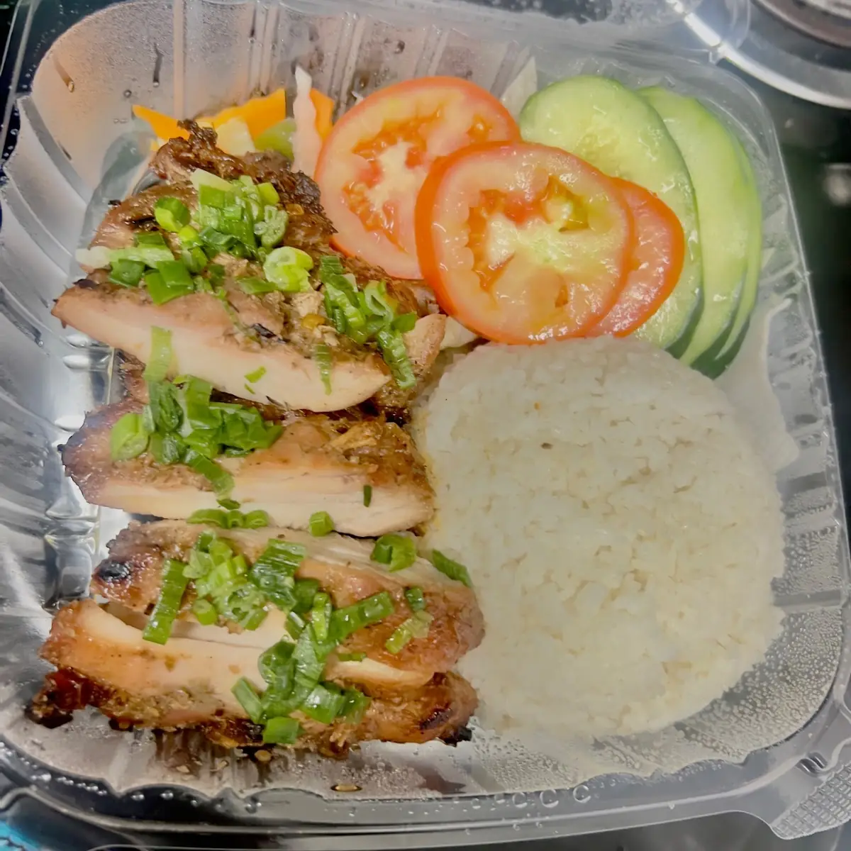 Grilled Chicken Rice Plate