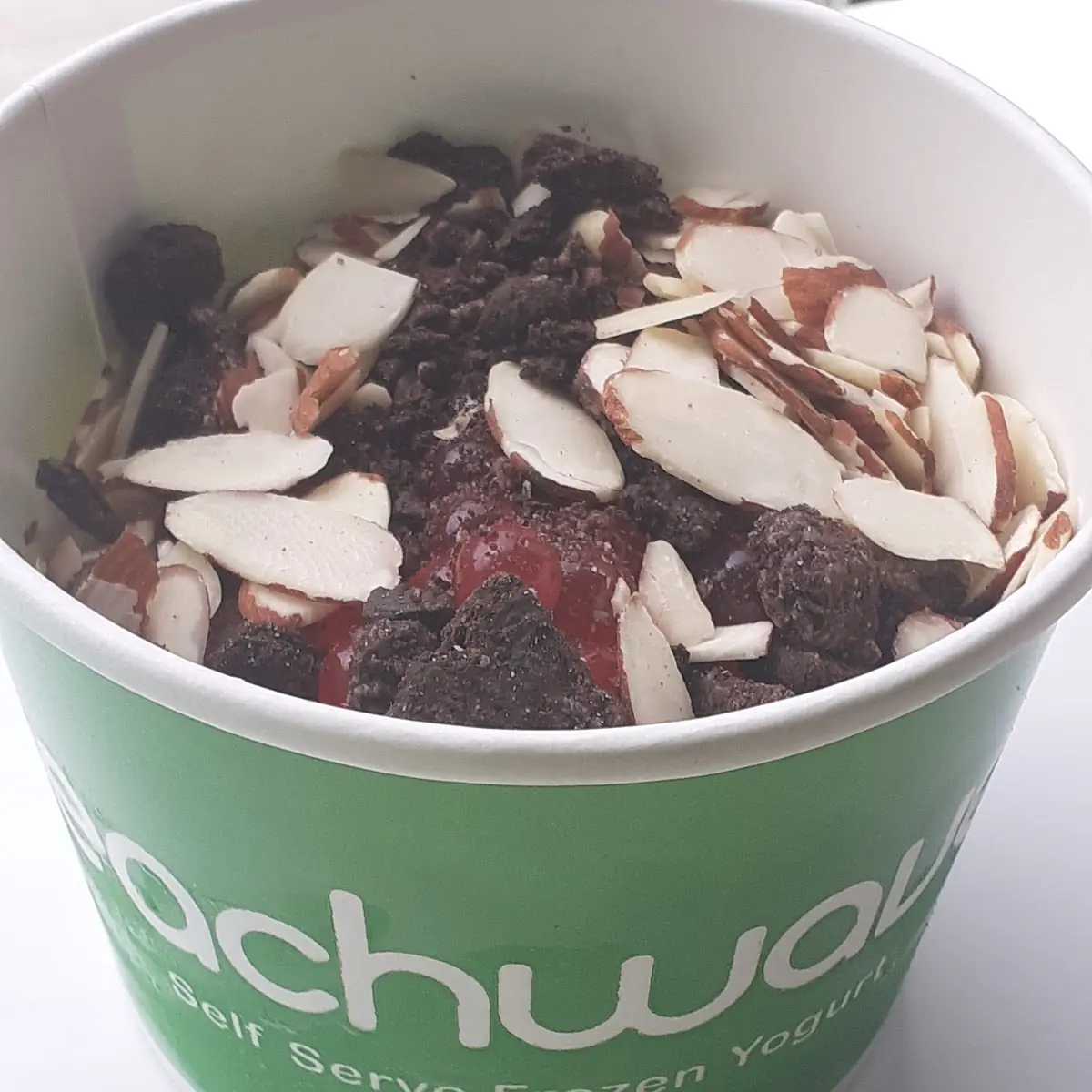 Frozen Yogurt and Granola Bowl